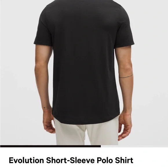 lululemon athletica Black Polo Shirt - Picture 2 of 2
